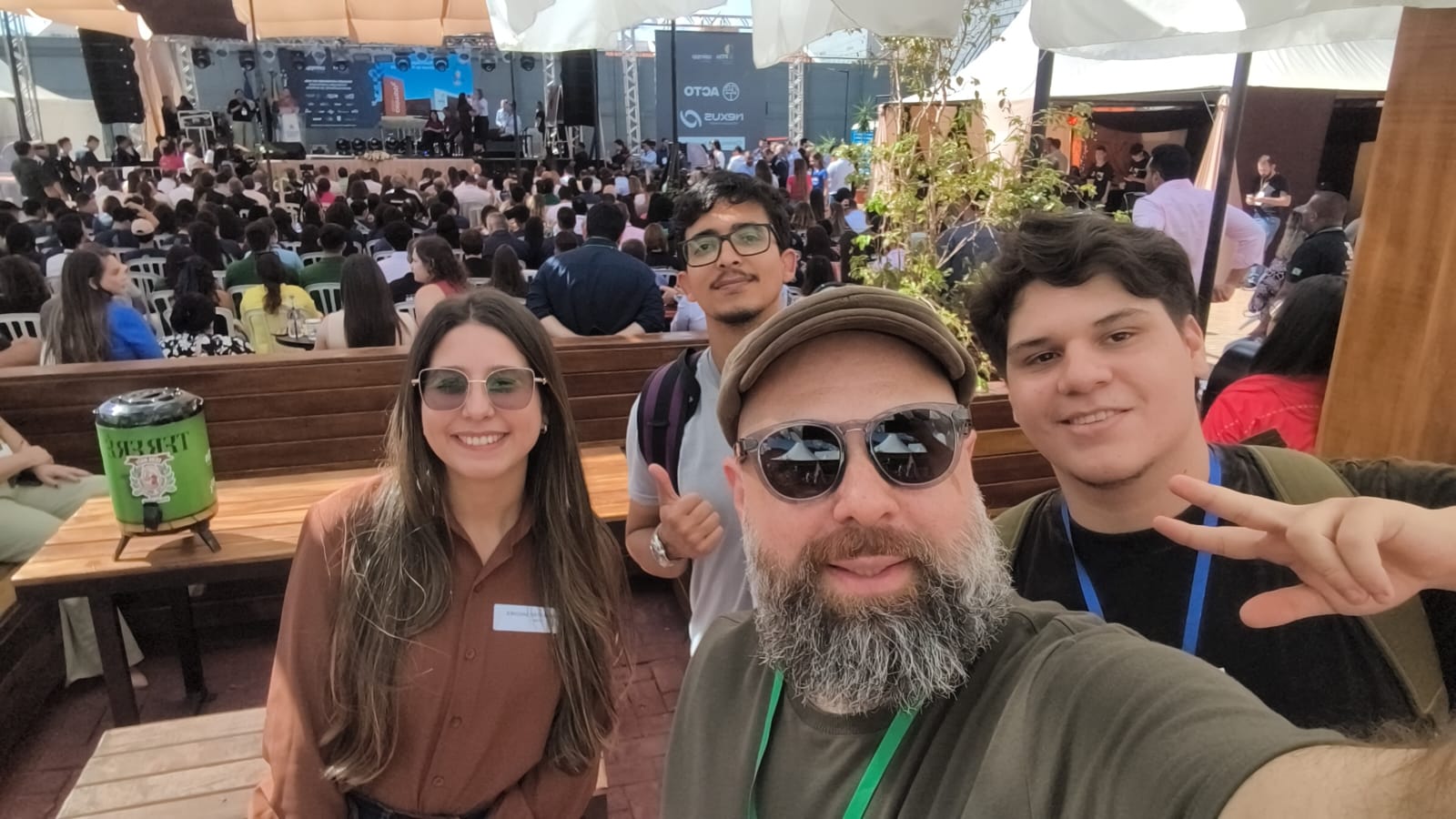 Equipe LexHive durante o programa de pré-incubação Ypy Porã, no Parque Tecnológico Internacional de Ponta Porã, 2026.